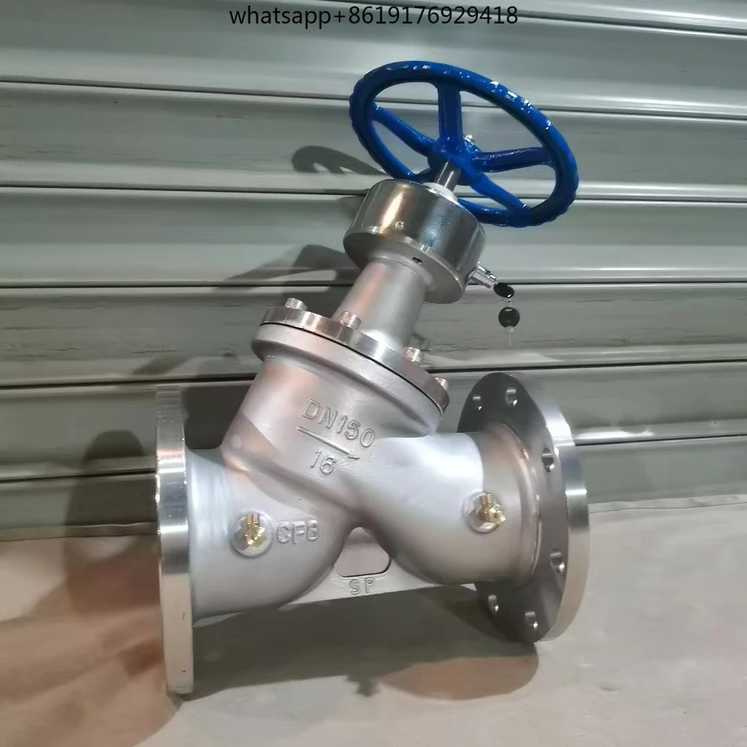 Stainless Steel 304 DN100 PN16 Digital Lock Static Balancing Valve Manual Power Check for Chilled  Water Return for Gas