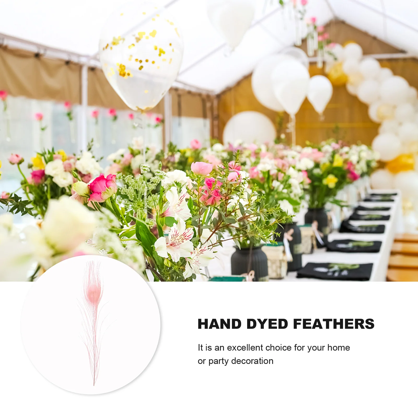 

20pcs Real Tail Natural Accessories For Diy Crafts Wedding Party Decor Clothing Ornaments Home Decoration