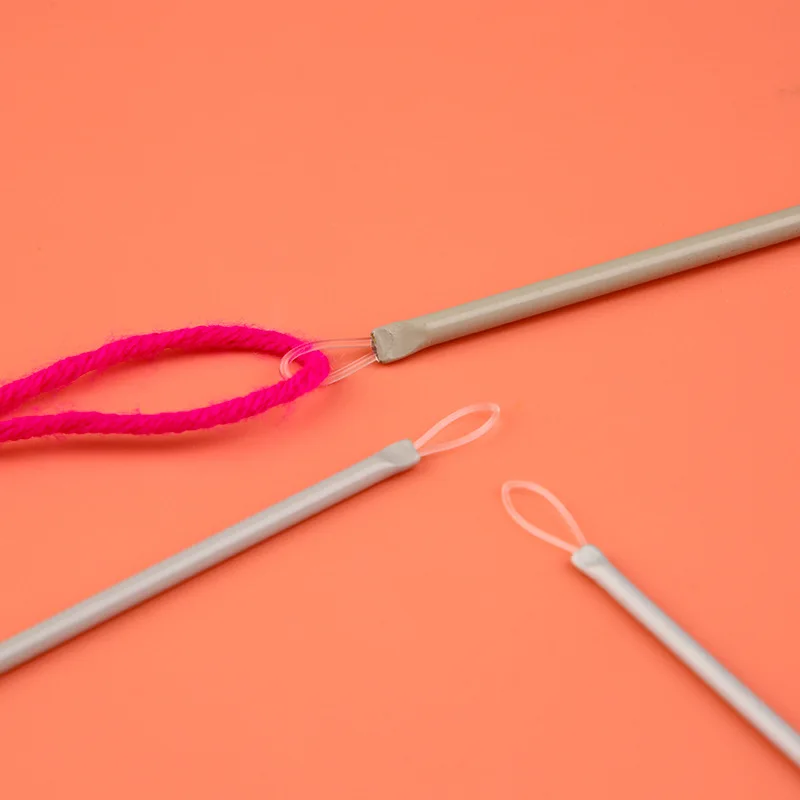 3PCS/Set Nylon Wire Knitting Needles Yarn Sewing Needles Apparel Sewing & Fabric Art Craft Big Eye Wool Thick Knitter