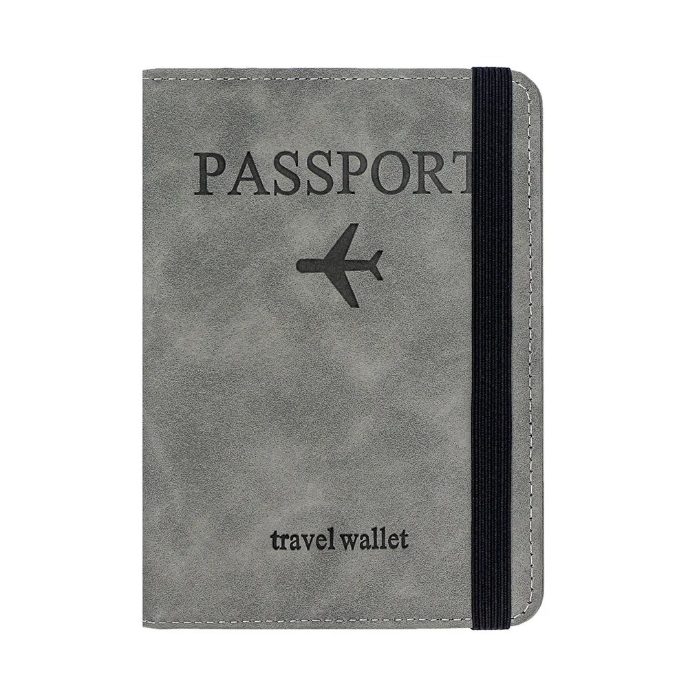 Новый RFID женский чехол для паспорта ID и SIM-карты, сумки высокого качества, кошельки унисекс, простые зажимы для кредитных карт, мужской кошелек для паспортов