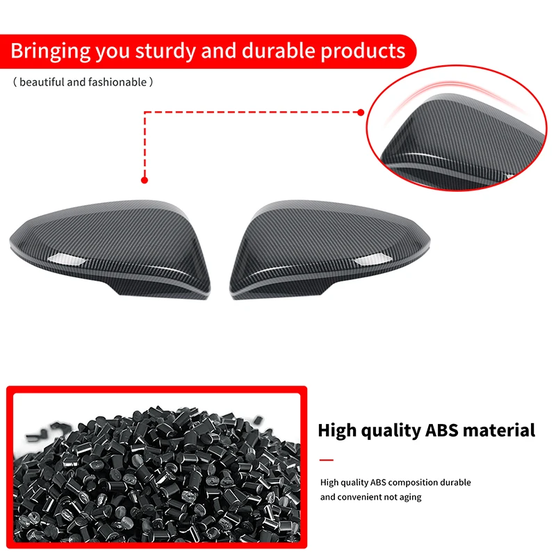 For Toyota 2026-2016 Hilux Revo Pickup Truck Rearview Mirror Cover Cap Trim ABS 2pcs Exterior Decoration Protection Accessories - view 6