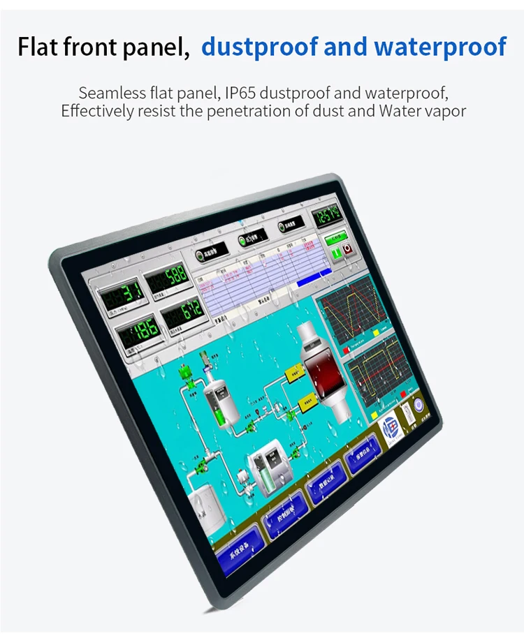19 Inch Outdoor 1000Nits High Brightness Waterproof Industrial Explosion Proof Ip67 Marine Embedded Screen Touch Monitor
