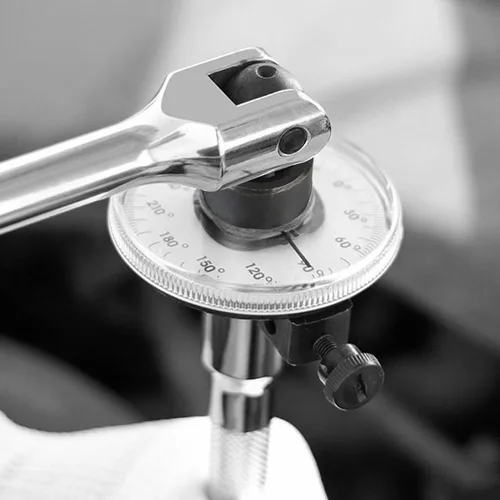 Imagen 2 del producto Torquímetro medidor de ángulo de torsión ajustable, Escala Regular de 360 grados, calibrado en grados, llave dinamométrica, herramientas manuales