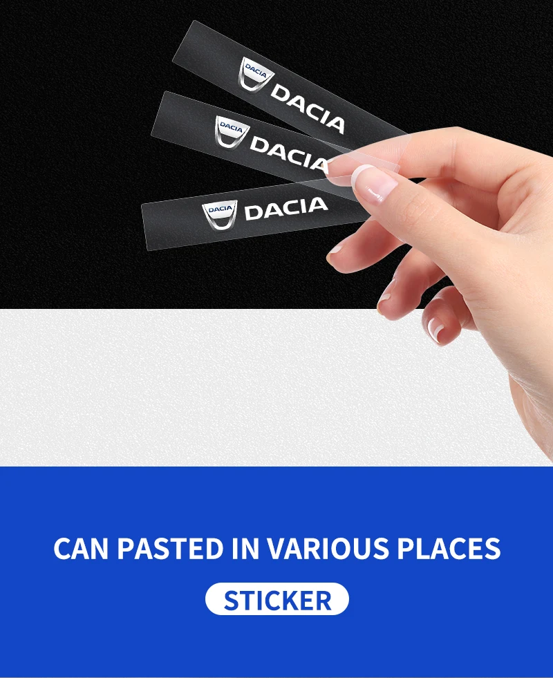

Car Interior Sticker Central control Decal Emblem Badge Car Styling Fit Dacia Sandero Duster Jogger Spring Logan Bigster Lodgy
