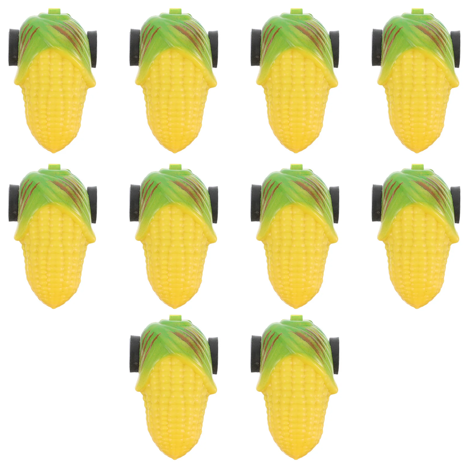 Mini coches con temática vegetal para niños, 10 Uds., alimentados por fricción, sin necesidad de baterías, Material seguro para jugar en interiores y exteriores