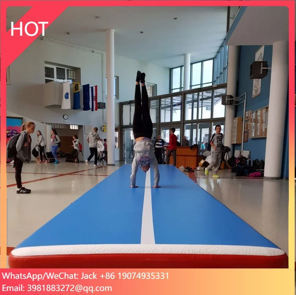 Professional Air Track High Quality Drop Stitch Tumbling 3M 5M 6M 8M Inflatable Gym Mat For Gymnastics