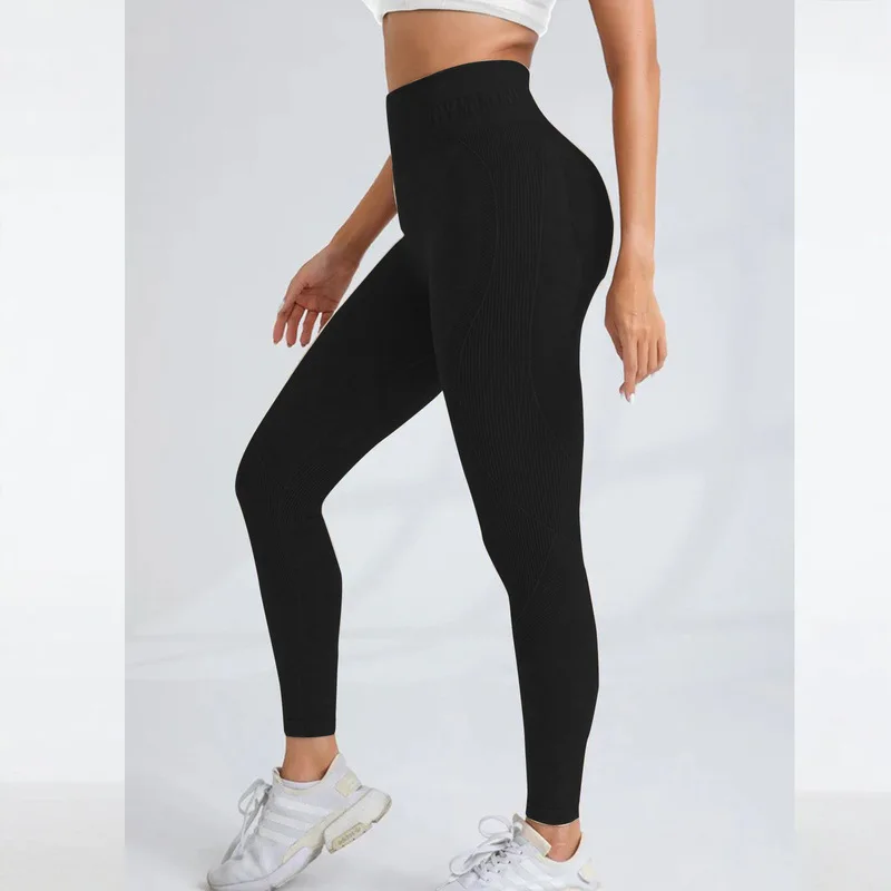 Cross-border autumn and winter women's yoga pants Sports cycling pants, quick-dry yoga pants High-waisted butt-lifting tight-fit
