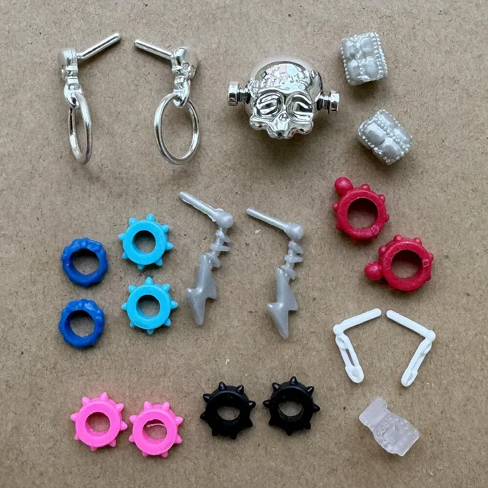 

Аксессуары для кукол 1/6 Slim Monsters: серьги, ожерелье, браслет, модные украшения