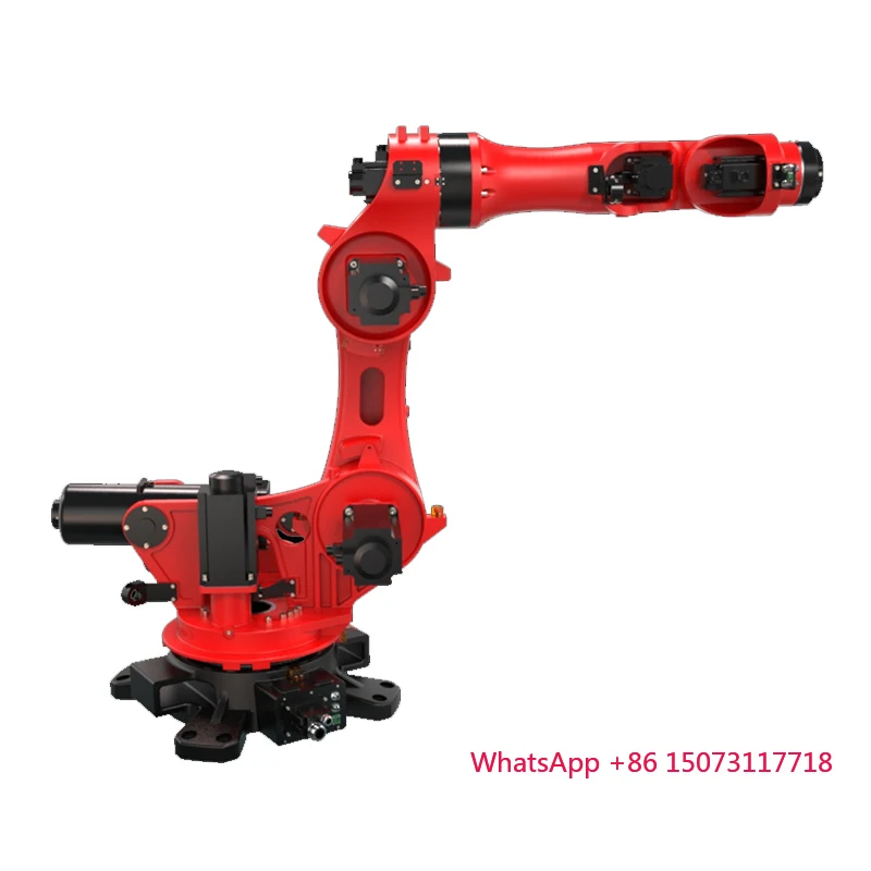 ذراع روبوت صناعي BORUNTE عالي الجودة 6 محاور 200 كجم حمولة مع روبوت تحميل القابض للتراص والتعامل مع البليت