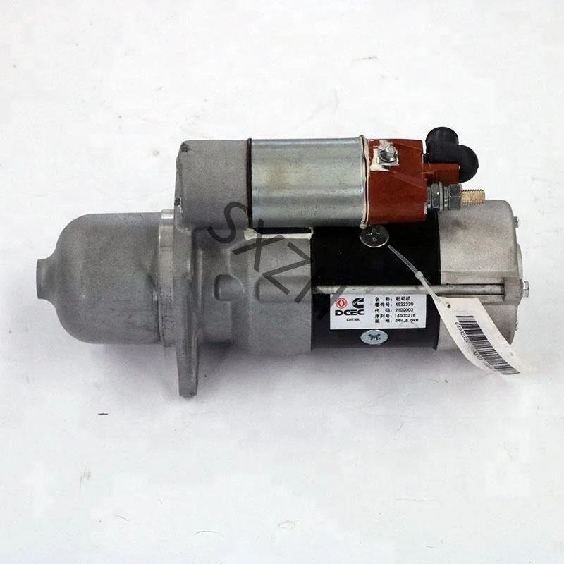 Dongfeng EQ2050 Cummins 6bt5.9 engine spare parts 24v/12v starter motor assy 4932320