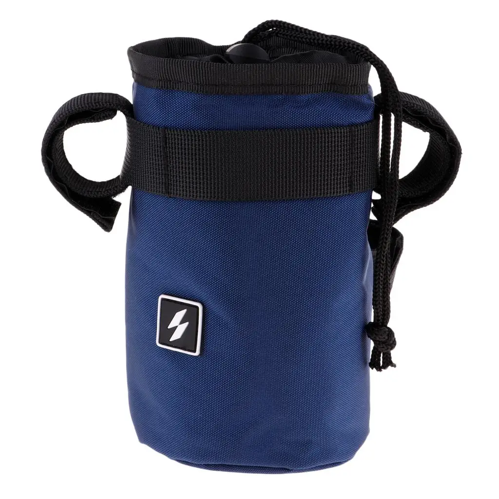 Sport Water Bottle Holder Insulated Bicycle Handlebar Bag Cycling Kettle Pouch Front Pannier for Outdoor Touring and Training