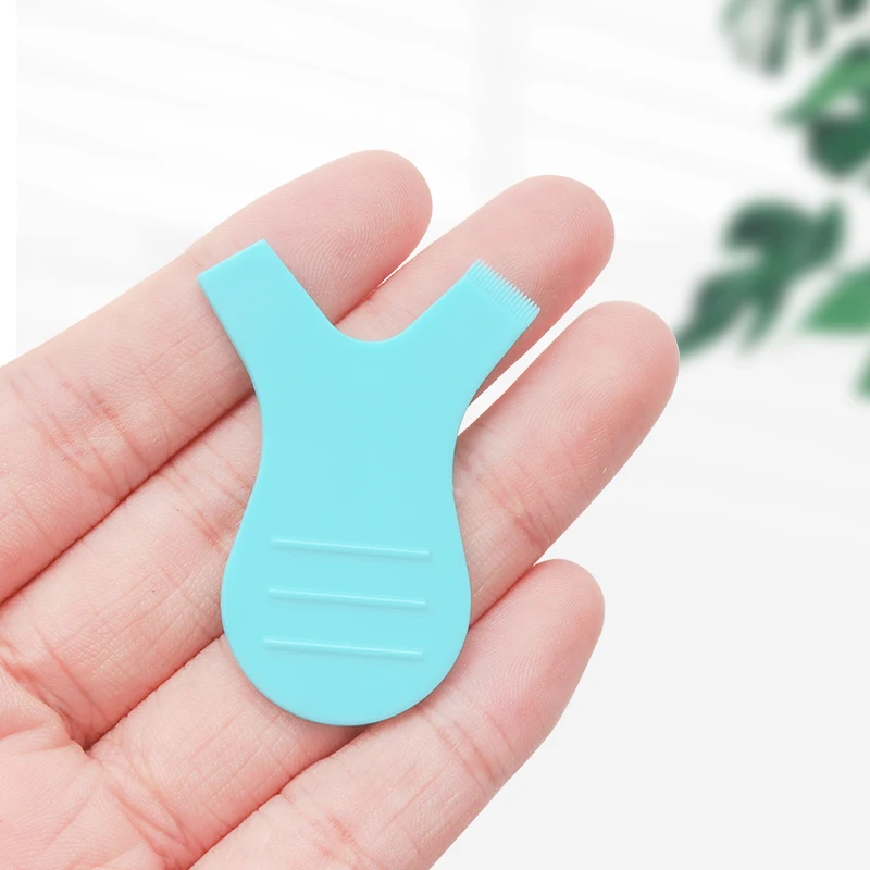 Brosse à cils en plastique réutilisable en forme de Y, pour faux-cils, recourbe-courbé, Extension de cils, outils de nettoyage de maquillage pour femmes, 20/50 pièces