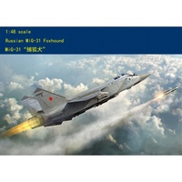 1/48 HobbyBoss 81753 Russian MiG-31 Foxhound Warcraft Plastic Warplane Static Aircraft Kits