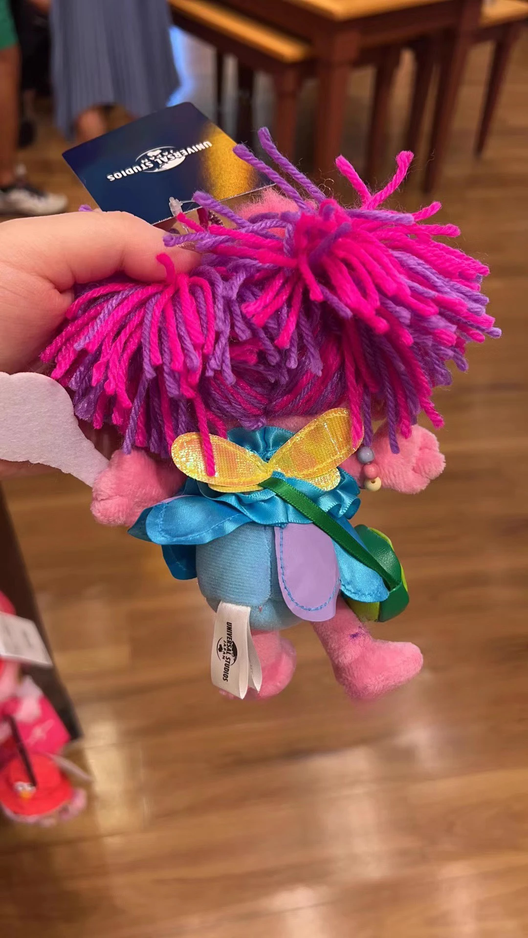 Japanse originele Usj Sesam Abby klein meisje kikker rugzak stijl tas hanger knuffel sleutelhanger vriendin cadeau