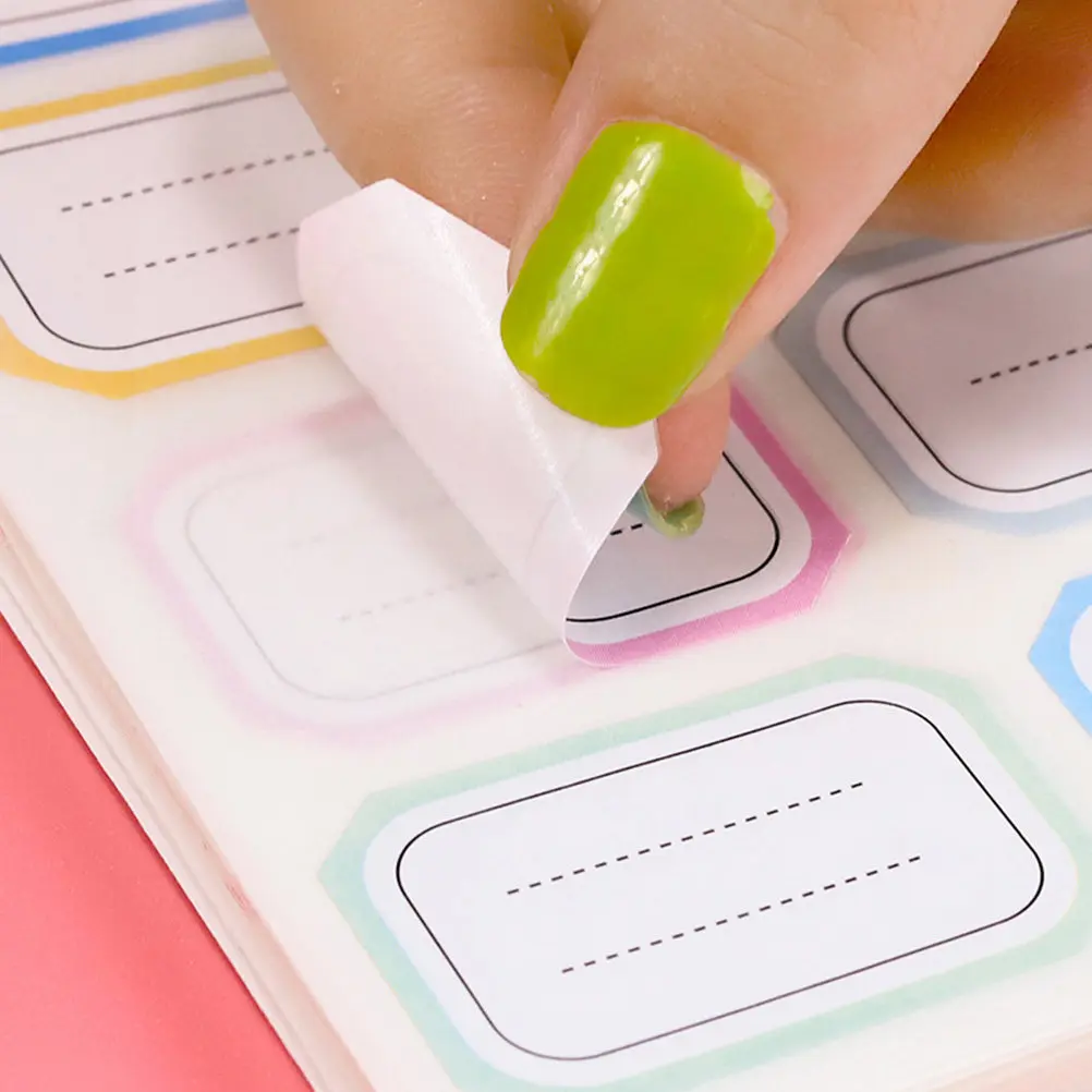 

36 листов наклеек для рукописных этикеток, портативные многофункциональные наклейки с именами для новоселья, товары для дома, офисные принадлежности