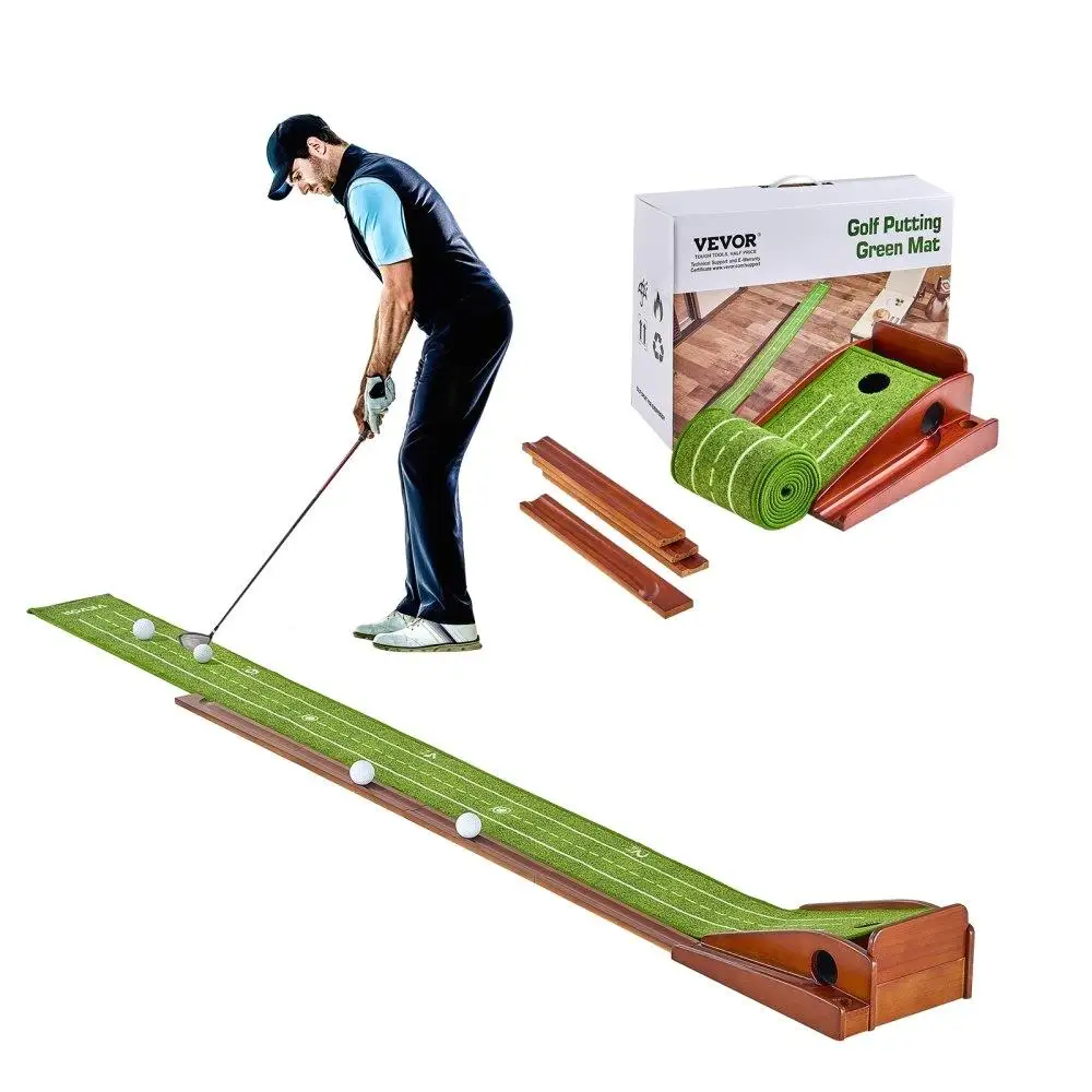 

Indoor Golf Putting Mat Practice Green Training Aid Golf Skills Improvement Tool
