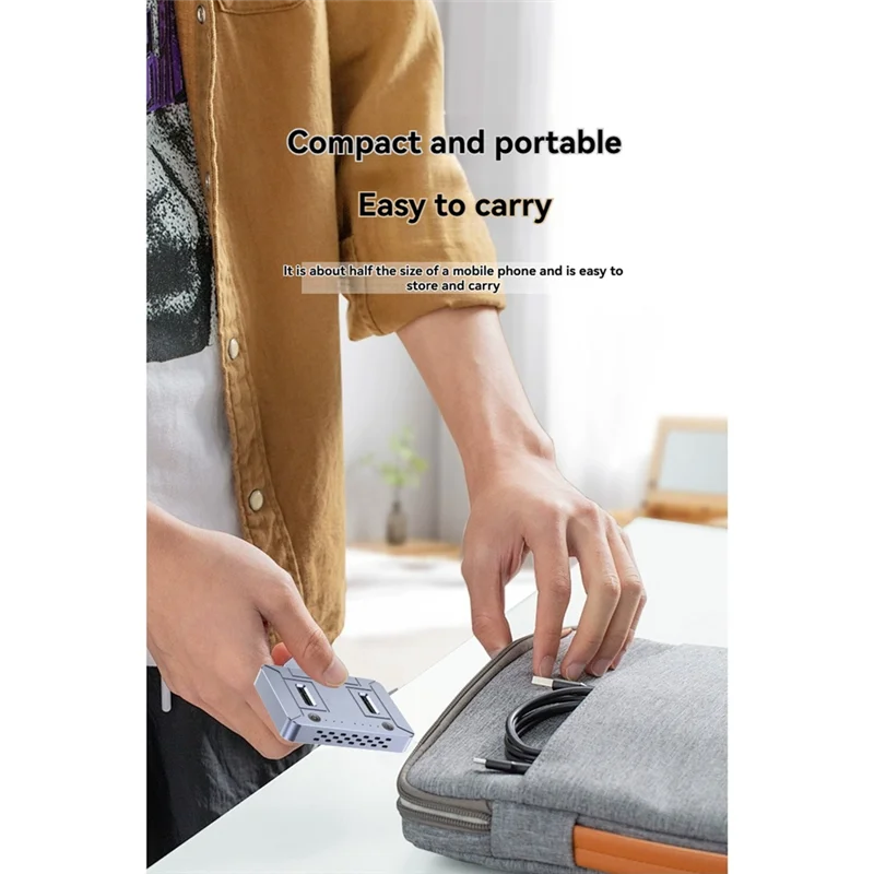 L53A-Dual-Bay M.2 SSD Clone Docking Station M.2 NVME NGFF SSD Docking Station 20Gbps USB3.2 GEN2 Type C Offline Cloner Duplicato