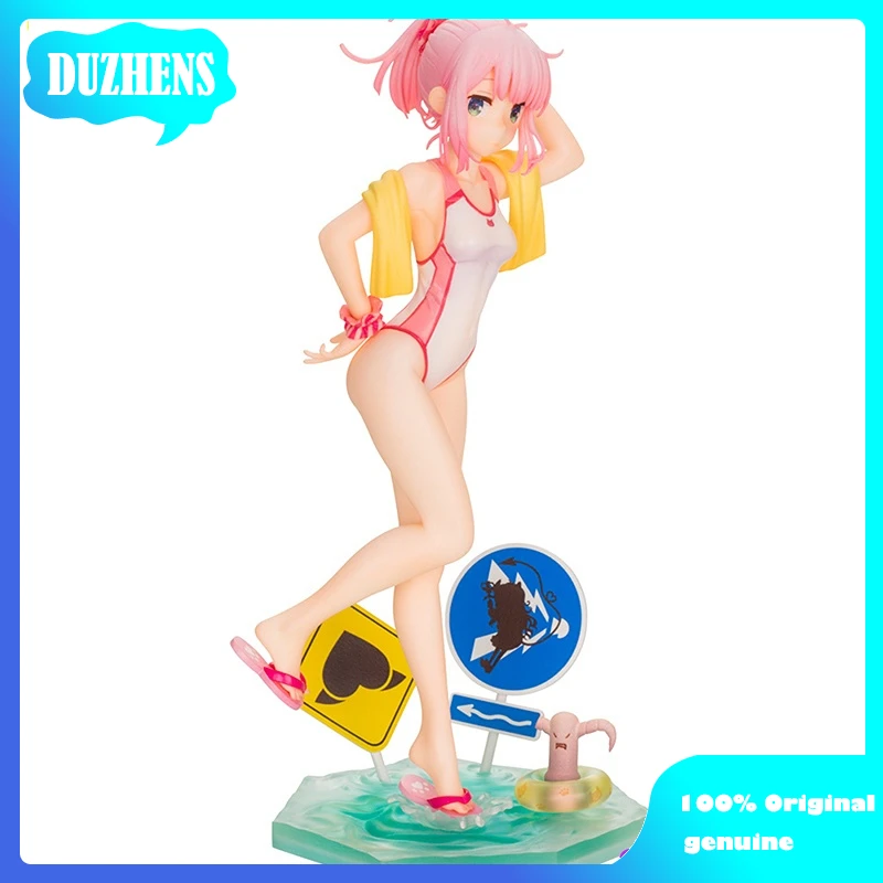 100% Original:Machikado Mazoku Momo Chiyoda swimsuit 22cm PVC Action Figure Anime Figure Model Toys Figure Collection Doll Gift