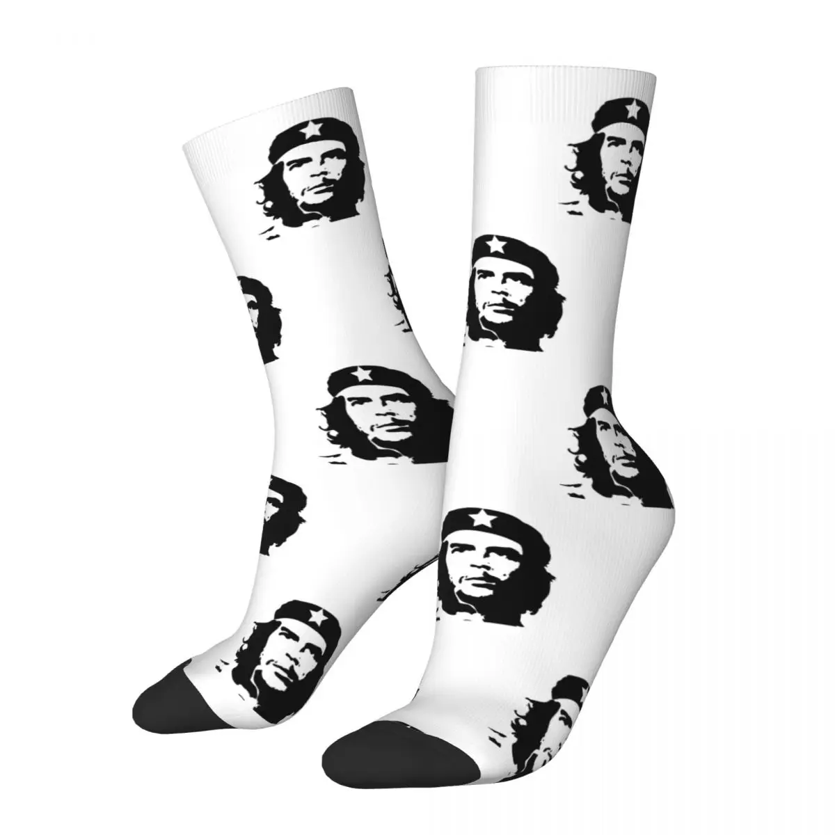 Casual Che Guevara Soccer Socks Revolution Cuba Cuban Socialism Freedom Polyester Long Socks for Unisex