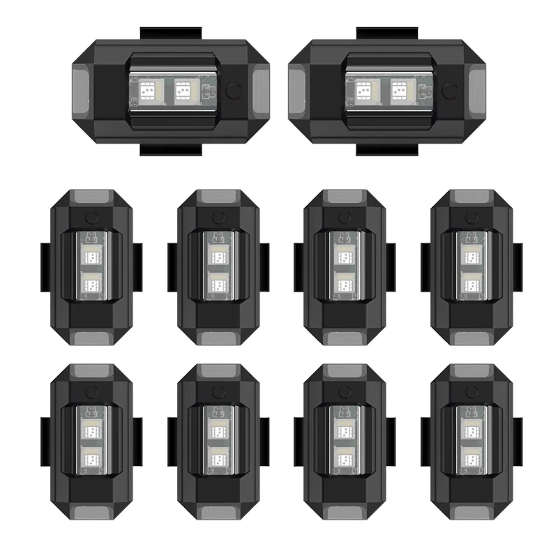 AliExpress Motorcycle RGB Lights Drone Strobe Light USB LED Anti-Collision Bike Aircraft Night Flying Mini Flashing Warning Signal Light