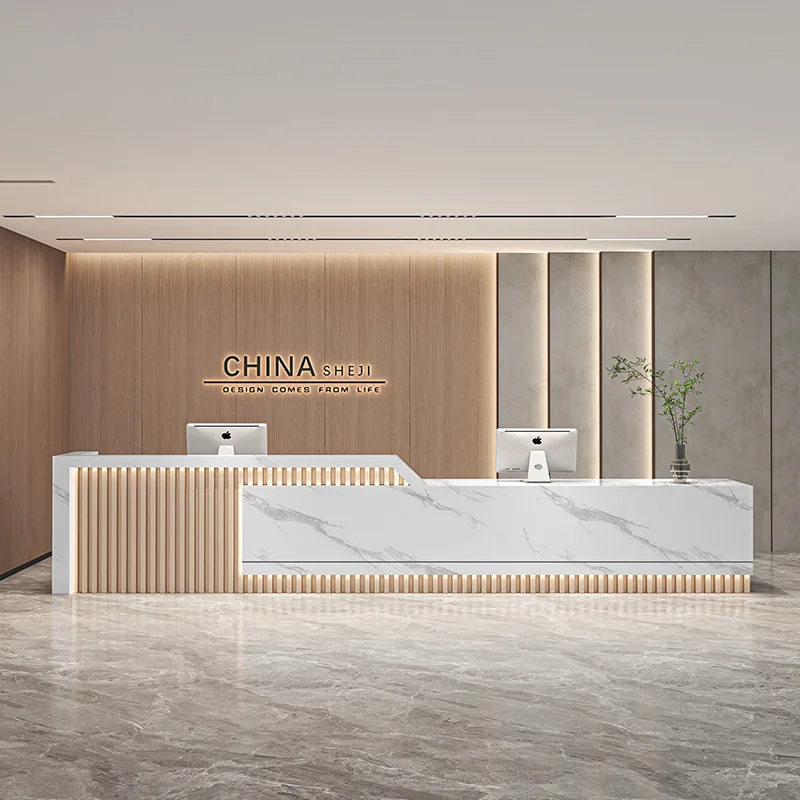 

Простая стойка регистрации компании, медицинская учебная красота, клуб института, стойка приветствия, салон красоты, бар отеля, касса