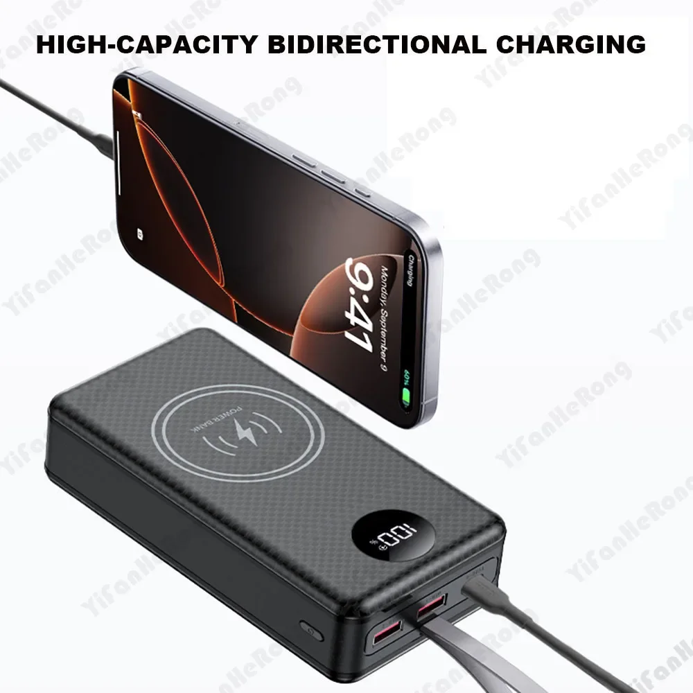 12 18650 Battery 22.5W Power Bank Case Battery Storage Box P12 Flashlight Quick DC Charge Dual USB DIY Shell 18650 Holder Box