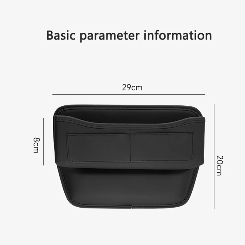 Car Seat Gap Organizer Console Crevice Filler Side Storage Box For Renault Clio 2 3 4 5 6 MK2 MK3 MK4 Sport Scenic Accessories view 6