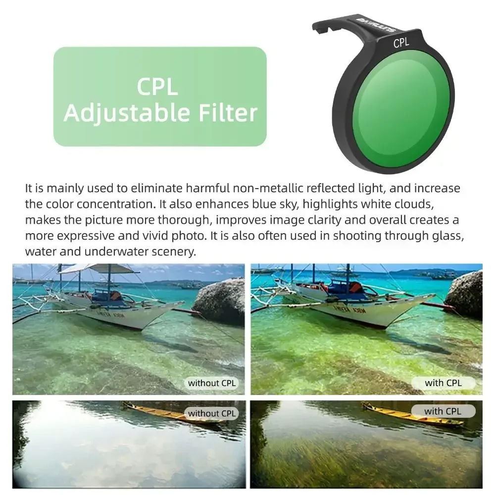

Sunnylife Lens For DJI Neo Filters ND CPL 4/8/16/32 /64 Camera Filters For DJI Neo Filter Glass Lens Drone Accessories