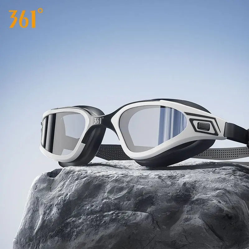 مكافحة الضباب الأشعة فوق البنفسجية حماية مقاوم للماء قابل للتعديل سيليكون السباحة نظارات قبعة المهنية في الهواء الطلق الرياضات المائية نظارات الشاطئ تصفح الزجاج