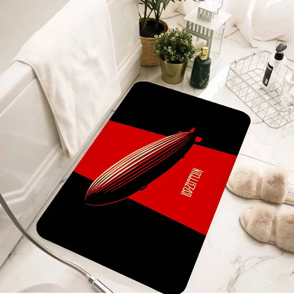 Rock Band L-Led Z-Zeppelin Hallway Carpet Washable Non-Slip Living Room Sofa Chairs Area Mat Kitchen Doormat Area Rug
