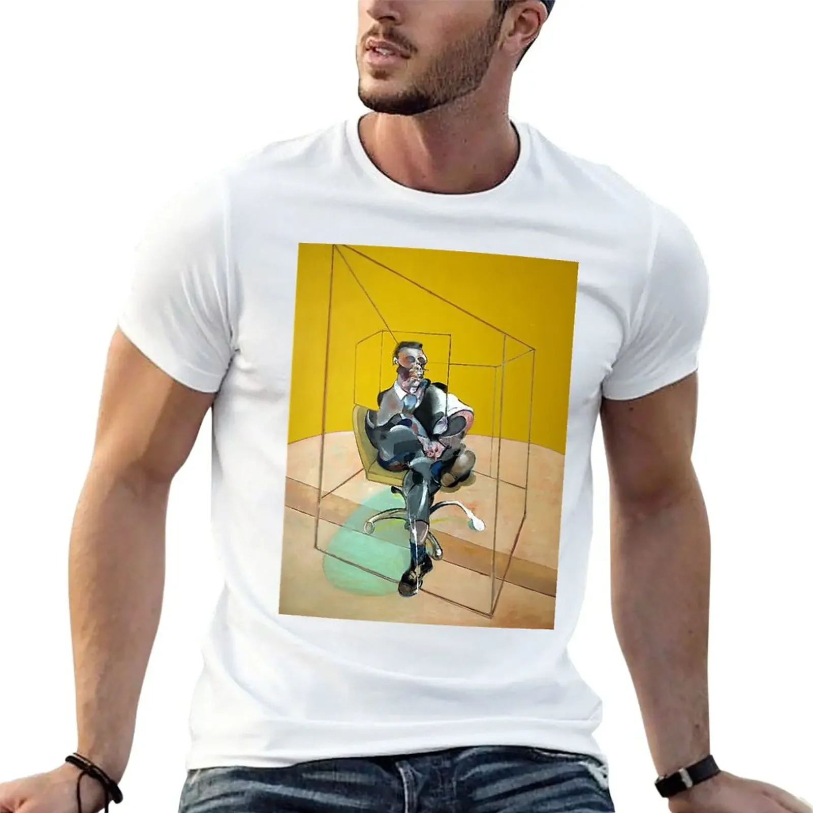 New Francis Bacon painting, art for sales, gift for everyone, Sticker T-Shirt heavyweight t shirts men graphic t shirts