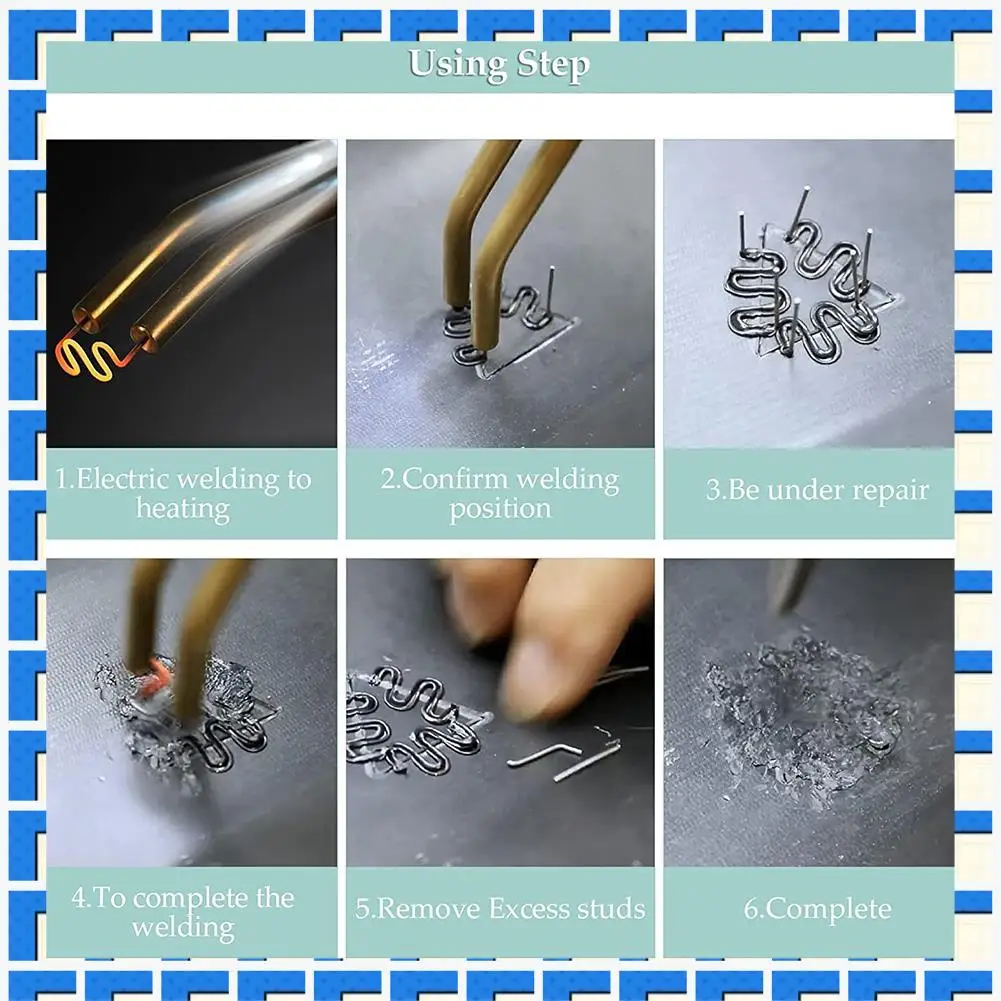 

ABNG 2000 шт. пластиковые сварочные горячие скобы 0,8 мм 0,6 мм пластиковые сварочные скобы волновой формы ремонтный комплект для пластикового сварочного аппарата