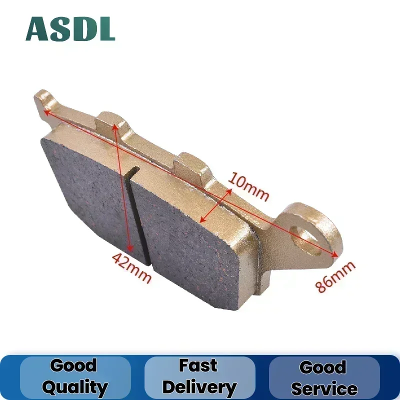 Rear Brake Pads Disc For KAWASAKI Z750 Z 750 EN650 Vulcan S ABS 2015-2022 2021 2020 EN 650 Z1000 ABS Z 1000 Z H2 Performance SE image 5