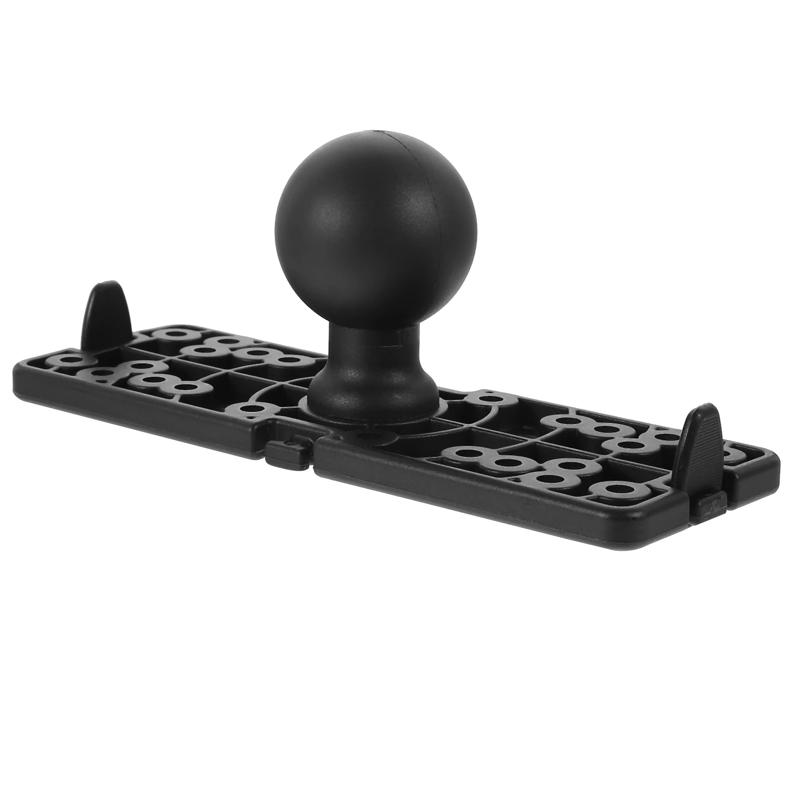 

Kayak Navigation Fish Bracket Round Ball Mount Black Stable Square Plate Connector Professional Part Lightweight Portable