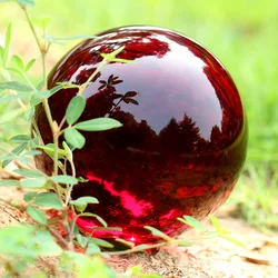 Red Color 30mm-100mm Crystal Glass Ball Lens Ball Crystal Ball Stand For Sphere Photography Decoration Home Decorative Ball