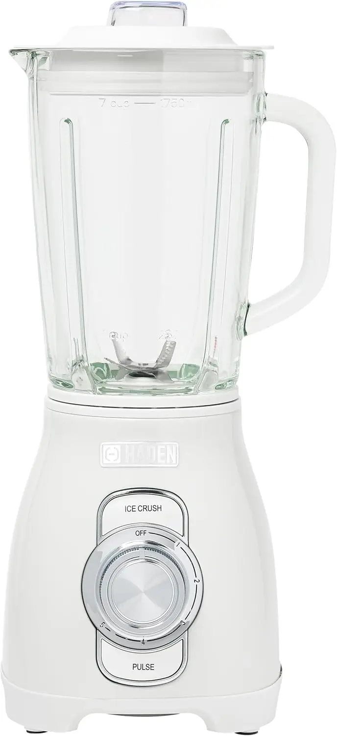 

Power Blender, 1.75 Liter Glass Jug, High Power 700W Motor, 5 Speed Settings, Pulse and Ice Crush Buttons, Stainless Steel, Ivor