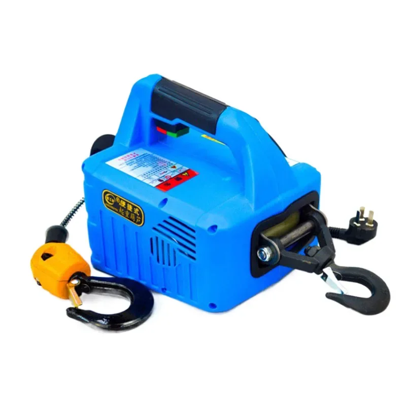 220V/110V  Electric Hoist Crane New Portable Lifter Electric Winch Traction Hoist 500KG Load Hoist Lifting Tool