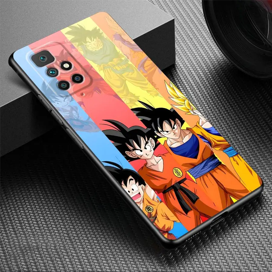 

Black Soft Shell Phone Case for Redmi A5 9 K80 A4 14C 9A 12C A2+ 13C 9T A3X A1+ 10C 10A K40 Pro 9C A3 Dragon Ball Cool Goku Art