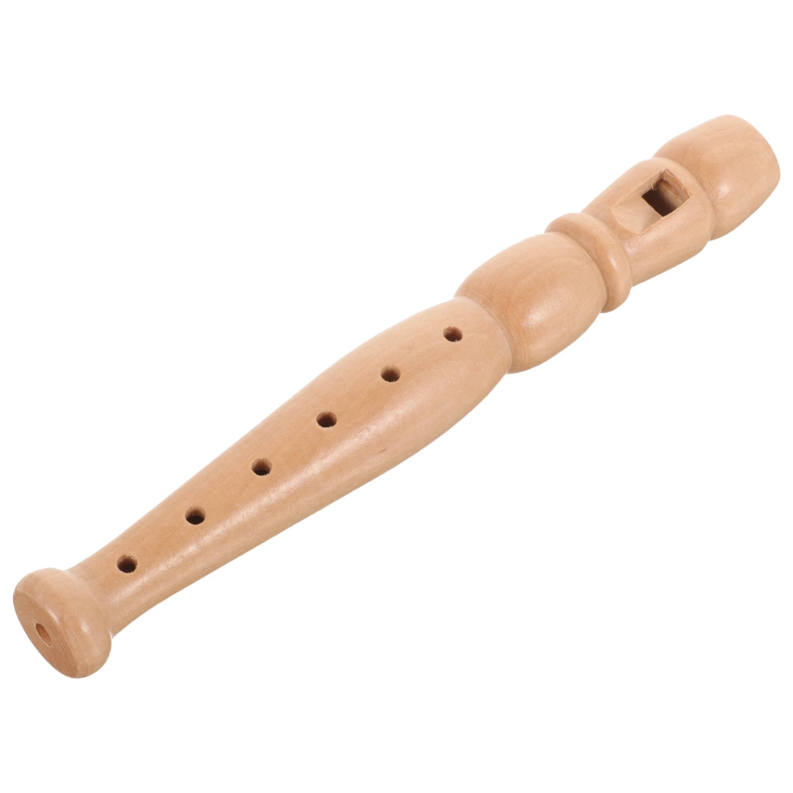 1pc Clarinetto a sei fori Flauto di legno per bambini Strumento giocattolo musicale Principiante portatile Semplice pratica del vento