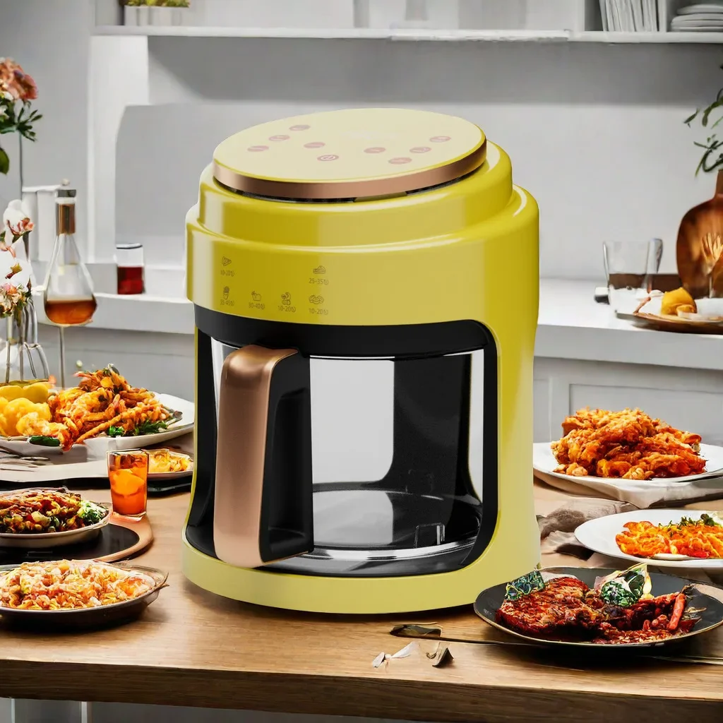 High Quality 2.5L 3.5L 4L 4.5L 6L 8L 9L 15 Liters Smart Visible Air Fryer Glass Freidora De Aire Digital Oven Electric Air Fryer