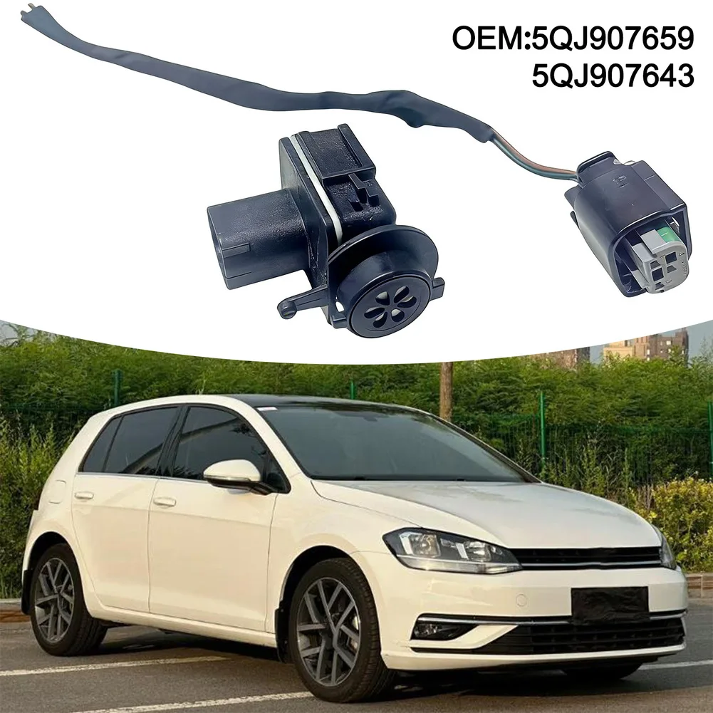 

Ремонт автомобиля. Черный разъем жгута проводов датчика включает проводку, совместимый с OEM, без деформации для Golf 7.