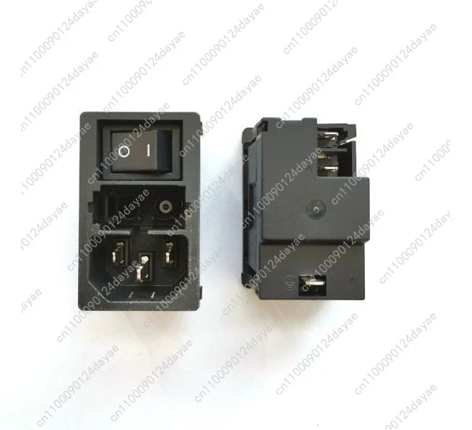 

1pc km socket three-in-one power module iec tail socket km00.1205.11/c14 accessories
