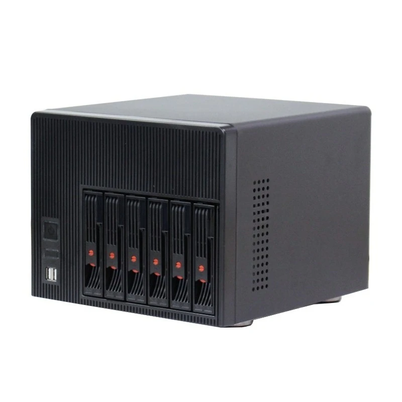 6-Disk NAS Storage Box | Hot Swappable Server Case with RAID Support for Home and Office UseGoods in stock