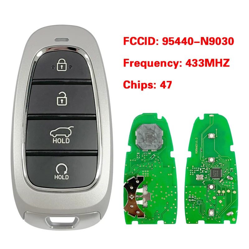 CN020259 Part Number 95440-N9080 For Hyundai Tucson 2022 Remote Smart Key 7 Buttons 433MHz ID47 Chip