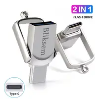 Bliksem-unidad Flash USB 2 en 1, dispositivo de alta velocidad, 32GB, 64GB, 128GB, 128GB, 2,0 GB, 32GB, 64GB, TYPE-C, para TYPE-C y PC