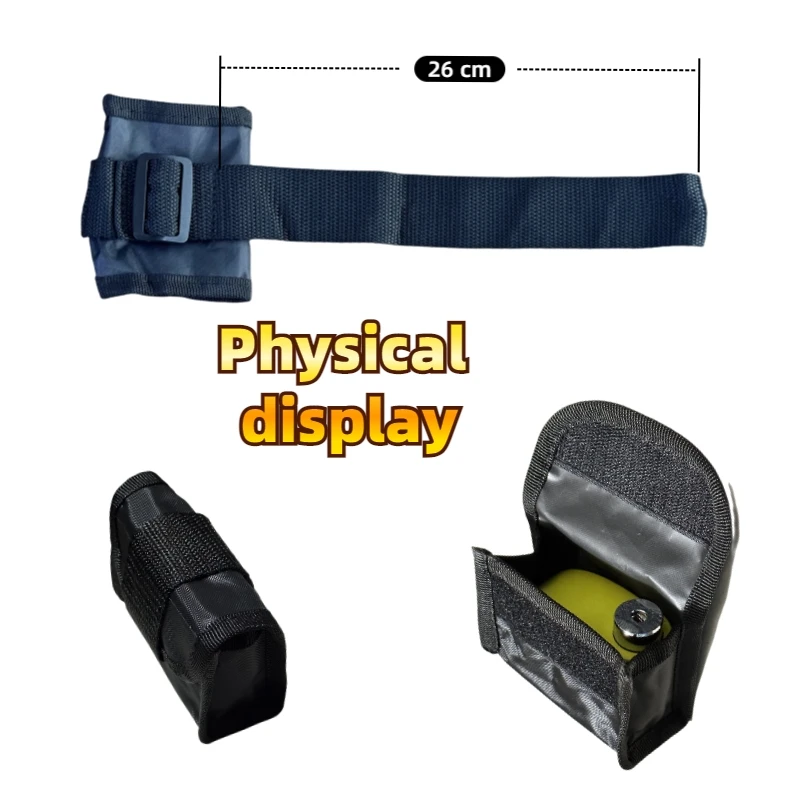Motorrad-Alarmschloss-Tasche für Roller, Fahrräder und Motorräder, Schwarze Schlüsseltasche für Mountainbikes, Abnehmbar – Detail 3