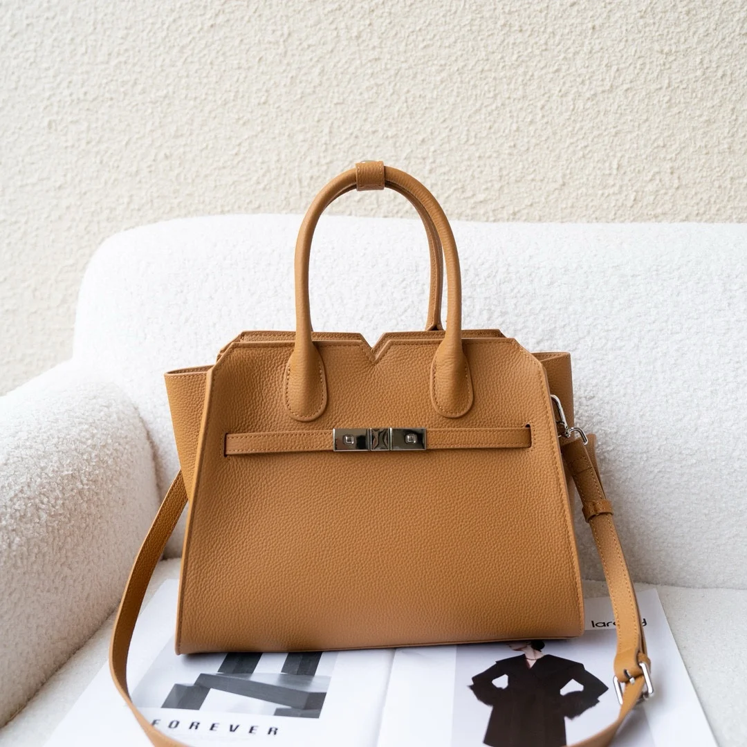 

Genuine Grade CowLeather Women's Shoulder Crossbody Bag Luxury Designer Brand Female High Quality Large Handbag for Woman New