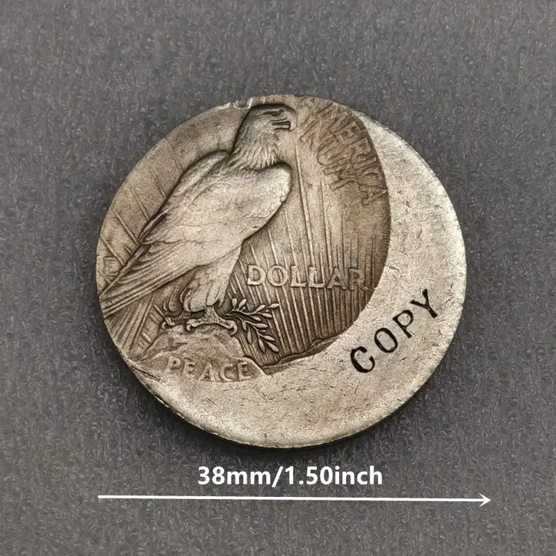 الولايات المتحدة الأمريكية خطأ مختلف مع مركز عاري نسخة عملات نادرة تحدي عملات الجيب هدايا عيد الميلاد