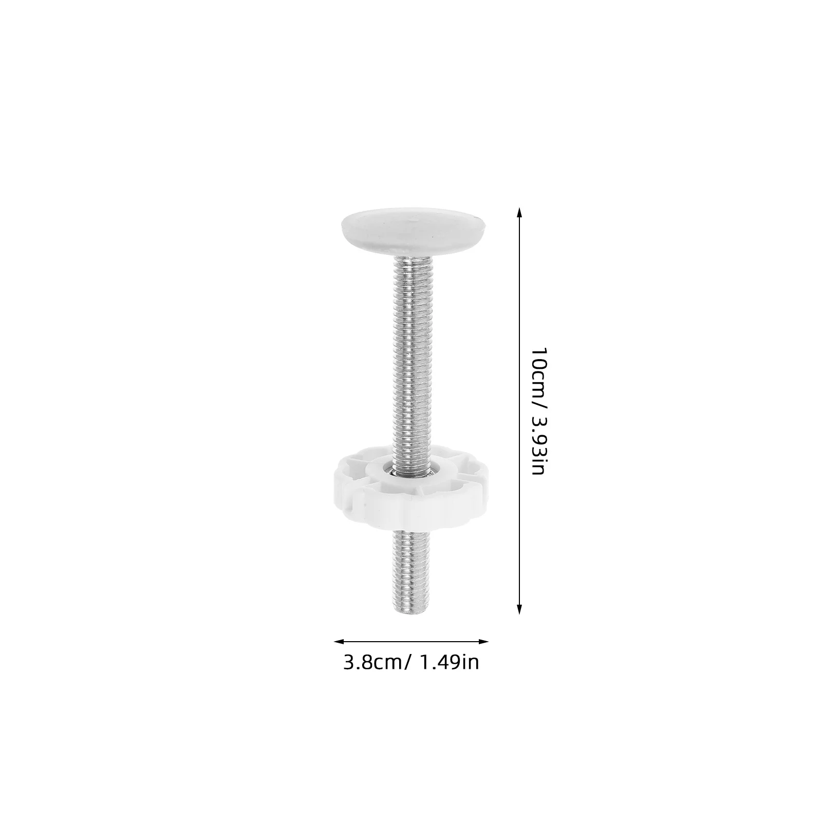 4pcs Baby Hardware Kit M8 Threaded Spindle Rods For Pressure Mounted Safety Gate Extra Long Replacement Parts Childproofing