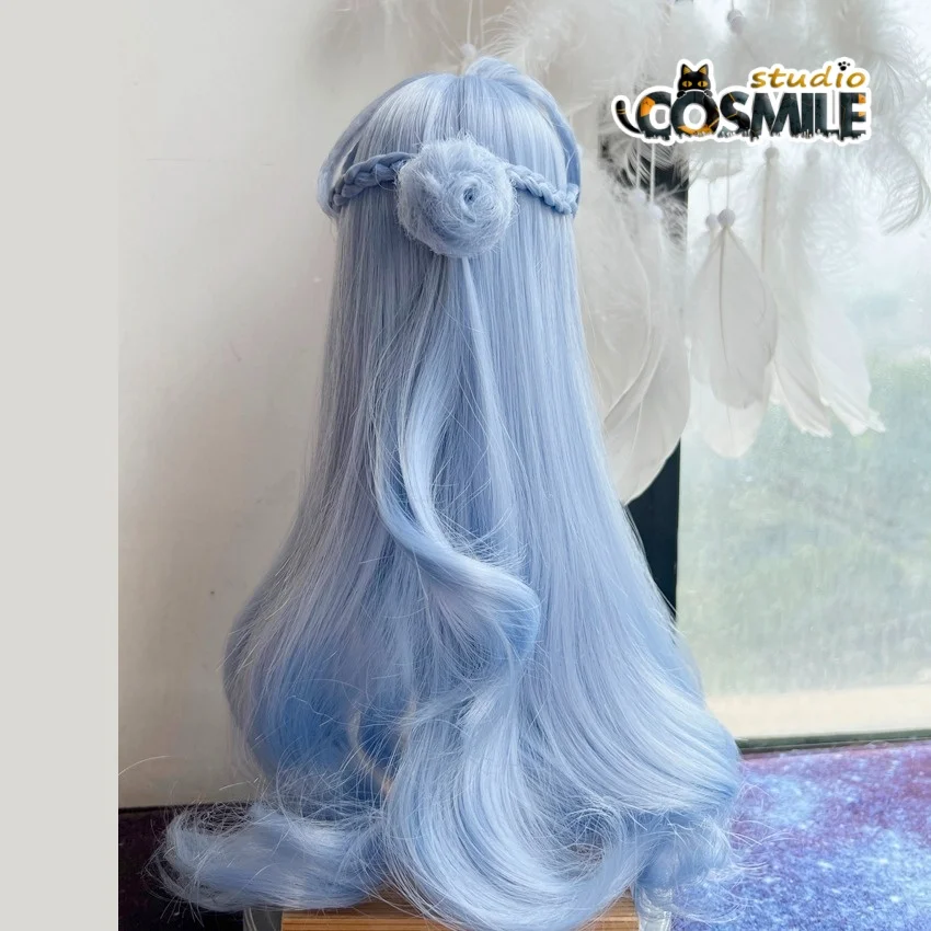 Handgemachtes Spiel Honkai: Star Rail Robin Role Cos Cosplay 1/3 1/4 1/6 BJD Blaues Styling Haar Perücke Puppenzubehör KN